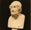  ?? HULTON ARCHIVE/GETTY IMAGES ?? A bust of Homer, the Greek poet who is credited with The Odyssey. His stories still have resonance for retelling today.