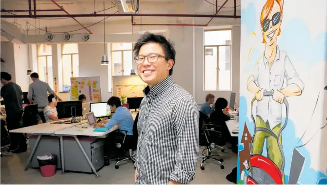  ??  ?? The chore of moving house inspired Airtasker’s co-founder Tim Fung.