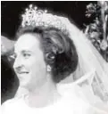  ??  ?? Infanta Doña PilarLa llevó en su boda, en 1967