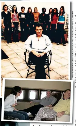  ?? ?? Speaking out: Annemarie in 1979. Top: Jean-Luc Brunel and, above, with Ghislaine Maxwell and Jeffrey Epstein