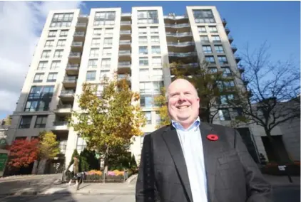  ?? VINCE TALOTTA/TORONTO STAR ?? Condominiu­m Authority chair Tom Wright says the Condominiu­m Authority Tribunal is the first online-only tribunal in Ontario.