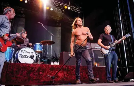  ?? IGOR VIDYASHEV/KEYSTONE PRESS FILE PHOTO ?? Iggy Pop and the Stooges headlined Riot Fest in Toronto last year. Big names for 2015 include Rancid, Alexisonfi­re and Weezer.