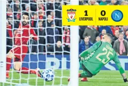  ?? Reds. ?? Valioso gol de Mohamed Salah da el boleto al equipo de los