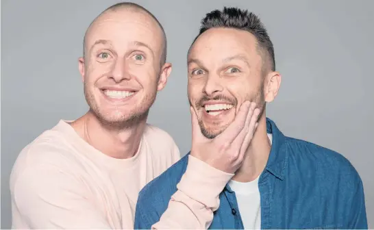  ??  ?? Jono Pryor and Ben Boyce’s new breakfast show will start on April 20, lockdown willing.