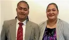  ??  ?? Amanaki Taimi and his mother, Lia Taimi, had to leave their family in Tonga so he could get treatment in New Zealand.