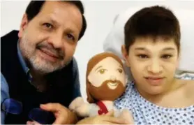  ?? FACEBOOK ?? Martín anunció que Pablito está mejor de salud.