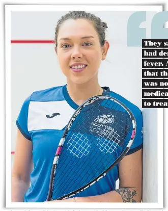  ??  ?? Lisa Aitken, 29, Scottish Squash Champion, Edinburgh