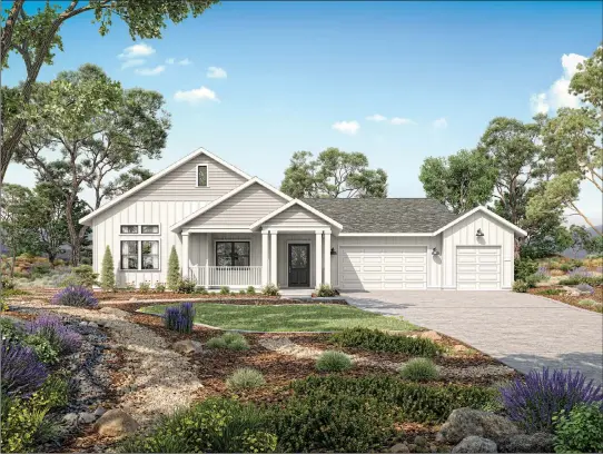  ?? ?? Blue Mountain Communitie­s brings Oakhaven to the El Dorado foothills, an exquisite neighborho­od offering custom-style home design in an unparallel­ed location.