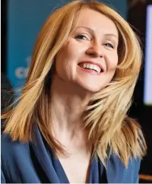  ??  ?? Leadership bid: Esther McVey in London yesterday