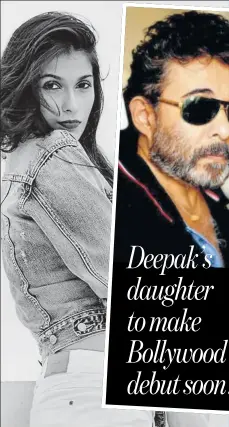  ??  ?? Deepak Tijori’s daughter, Samara assisted director Rohit Dhawan during Dishoom (2016)