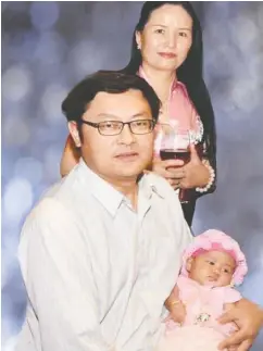  ??  ?? Liberal MP Geng Tan with former constituen­cy assistant Ying (Stella) Yu
and the daughter she says he fathered.