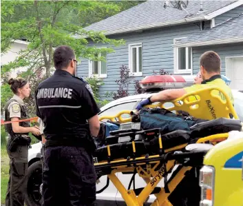  ??  ?? Les trois corps ont été retrouvés dans une résidence du camping naturiste du Centre-du-québec, près de Drummondvi­lle.