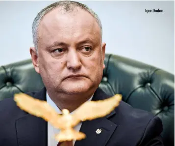  ??  ?? Igor Dodon