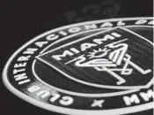  ?? INTER MIAMI CF/COURTESY ?? Inter Miami CF unveiled its away jersey ahead of its inaugural MLS season at the league’s Forward25 jersey reveal event.