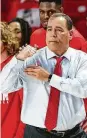  ?? Brett Coomer / Staff photograph­er ?? UH’s Kelvin Sampson allowed himself a “hallelujah moment” this week.