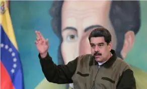  ?? AFP ?? El gobierno de Nicolás Maduro aseguró que los “recursos rescatados” se destinarán a programas de asistencia social.