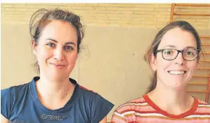  ?? FOTO: TTC ?? Julia Lewin (l.) und Anke Faßbender engagieren sich jetzt im Vorstand des TTC BR Frimmersdo­rf-Neurath.