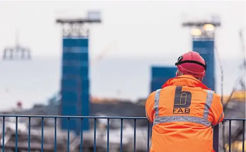  ??  ?? ON THE BRINK: BiFab is facing administra­tion unless guarantees can be secured to give its yards a lifeline.