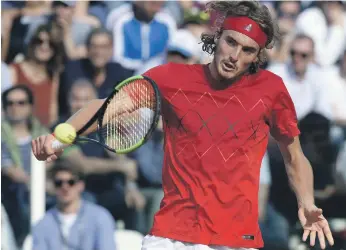  ?? EPA ?? Stefanos Tsitsipas is the first Greek player to reach the top 100 in ATP Tour rankings