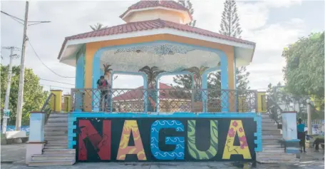  ?? CÉSAR JIMÉNEZ ?? Glorieta del Parque Central de Nagua.