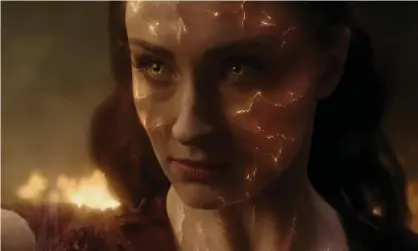  ?? Photograph: 20th Century Fox ?? Flickering excitement … Sophie Turner in X-Men: Dark Phoenix.