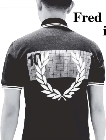  ??  ?? 10 years strong: To celebrate its 10th anniversar­y in the Philippine­s, Fred Perry designed an exclusive, limited-release Fred Perry shirt.