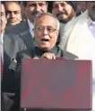  ??  ?? What gives? Finance minister Pranab Mukherjee before the 2011-12 budget