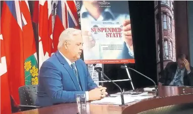  ?? ROBERT BENZIE TORONTO STAR ?? Ontario ombudsman Paul Dubé’s blueprint to fix the driver’s licence system will rely on better communicat­ion with drivers.