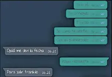  ?? ?? Antes de su muerte Jorge envió mensajes a su esposa. Esperaba la fecha para salir libre.