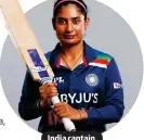  ?? ?? India captain Mithali Raj.