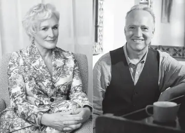  ?? AP PHOTOS ?? Actor Glenn Close has released a spoken word album with Grammy-winning jazz saxophonis­t-composer Ted Nash.