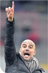  ??  ?? Pep Guardiola remains confident