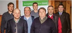  ?? Foto: Graupner ?? Der neue Kreisvorst­and des Augsburger BBV: (von links) Stefan Pech, Martin Mayr, Georg Roth, Andreas Zwerger, Alois Auer und Johann Fröhlich.