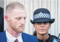  ?? PHOTO: GETTY IMAGES ?? England cricketer Ben Stokes leaves Bristol Crown Court yesterday.