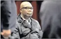  ?? PICTURE: ADRIAN DE KOCK ?? PUNISHED: Zwelethu Mthethwa kicked a sex worker more than 60 times and showed his disregard for her life.