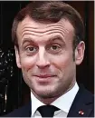  ??  ?? Macron criticised US policy