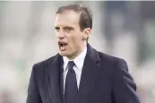  ?? LAPRESSE ?? Massimilia­no Allegri, 48 anni, allenatore della Juventus