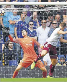  ?? REUTERS PHOTO ?? Sam Vokes (right) scored twice as Burnley beat Chelsea 32 at the Stamford Bridge on Saturday.