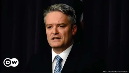  ??  ?? Mathias Cormann, en una imagen de archivo de 2016, cuando era ministro de Finanzas de Australia.