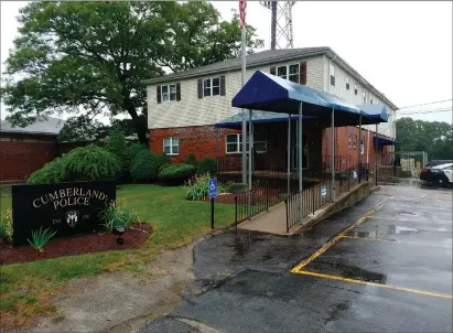  ?? Photo by Joseph B. Nadeau ?? The John J. Partington Public Safety Complex, current headquarte­rs of the Cumberland Police Department on Diamond Hill Road, will soon give way to a completely new, modernized public safety facility that will be built on a property across the street....