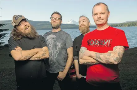  ?? COURTESY JAMES REXROAD ?? Red Fang, a Portland, Ore.-based metal band, hit the Big Winter Classic on the heels of their Only Ghosts LP.