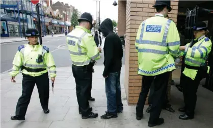  ?? Photograph: Stuart Emmerson/Alamy ?? ‘Anti-racism campaigner­s in England highlight the disproport­ionate use of stop-and-search powers on people of colour (mostly young men).’