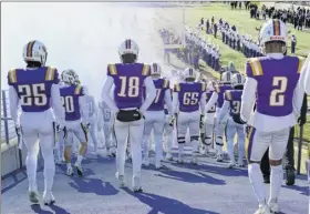  ?? Hans Pennink / Special to the Times Union ?? Ualbany football players may not get the chance to take the field this season if the Colonial Athletic Associatio­n calls off the season as reported.