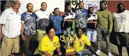  ?? Picture: SUPPLIED ?? READY FOR THIS: Representa­tives from the various teams that will participat­e in the HPJ OC 10s tourney in Komani this weekend