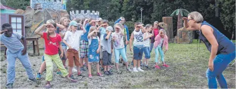 ?? FOTO: REINER SCHICK ?? Viele Wainer Kinder üben gerade fleißig für das neue Pippi-Langstrump­f-Theater.