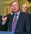  ?? NYT ?? Sen. Lindsey Graham’s bill would take much of the money provided under the ACA and send it back to the states.