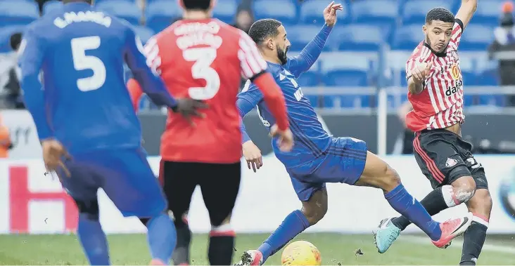  ??  ?? Jake Clarke-Salter, right, has settled into the Sunderland side since his loan move from Chelsea early in the window. He has since been joined by fellow new boys Kazenga LuaLua, Ovie Ejaria, Lee Camp and Ashley Fletcher.