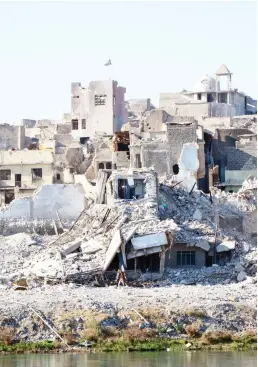  ??  ?? A picture taken on Nov. 14 shows a general view of the Old City of Mosul in northern Iraq. (AFP)