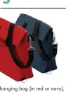  ??  ?? Thule Sleek changing bag (in red or navy), R1 899, thulestore.co.za