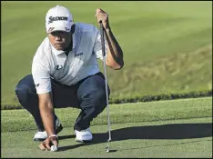  ?? GETTY IMAGES ?? Hideki Matsuyama held on for a two-shot victory Sunday at the Hero World Challenge. The 24-year-old Japanese star has won four of his past five events.